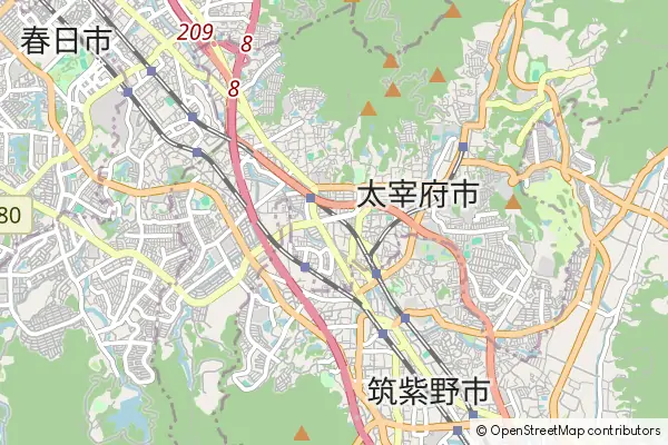 Mapa Dazaifu