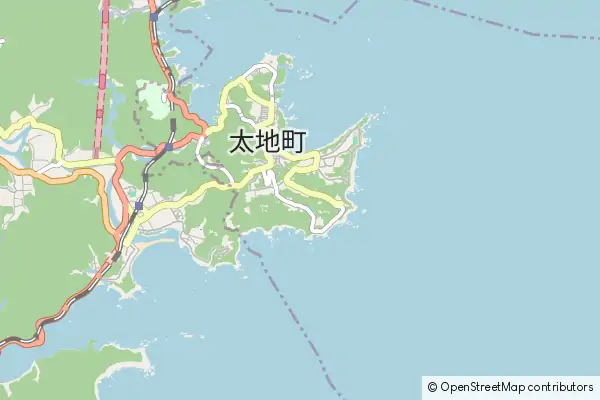 Mapa Taiji-cho