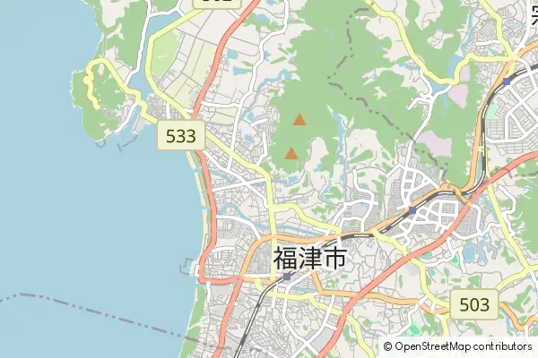 Mapa Fukutsu