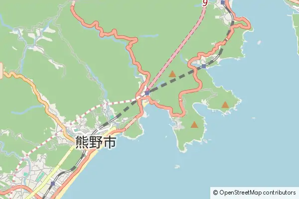 Mapa Kumano