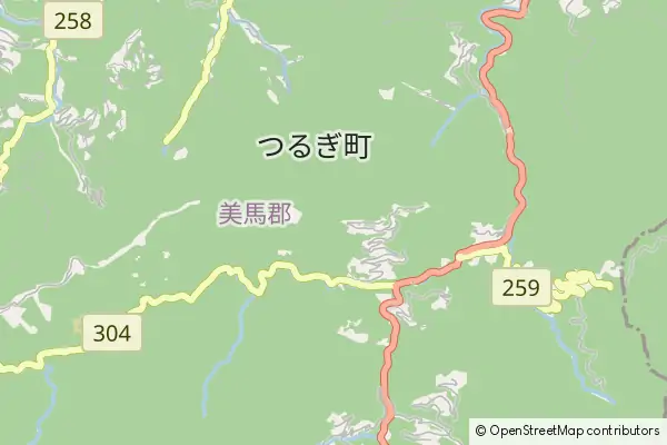 Mapa Tsurugi-cho