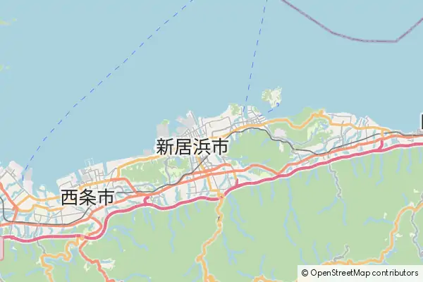 Mapa Niihama