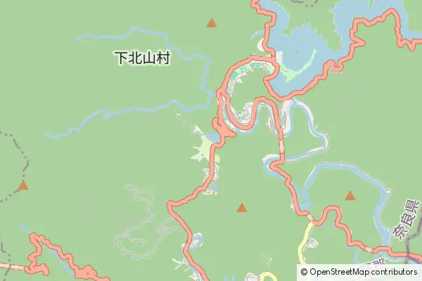 Mapa Shimokitayama-mura