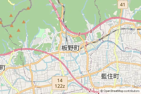 Mapa Itano-cho