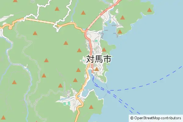 Mapa Tsushima