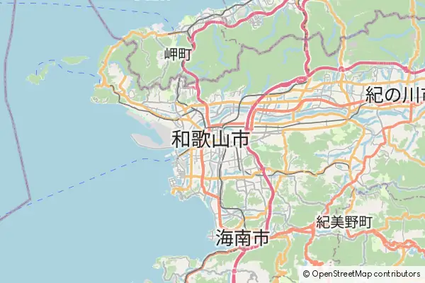 Mapa Wakayama