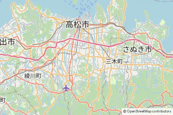 Mapa Takamatsu