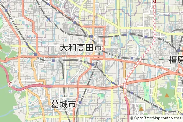 Mapa Yamatotakada