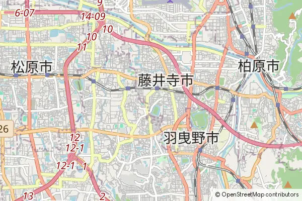 Mapa Fujiidera