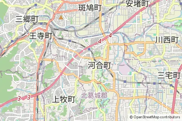 Mapa Kawai-cho