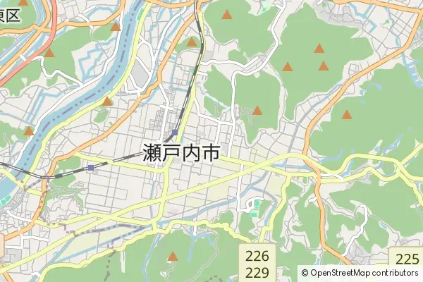 Mapa Setouchi