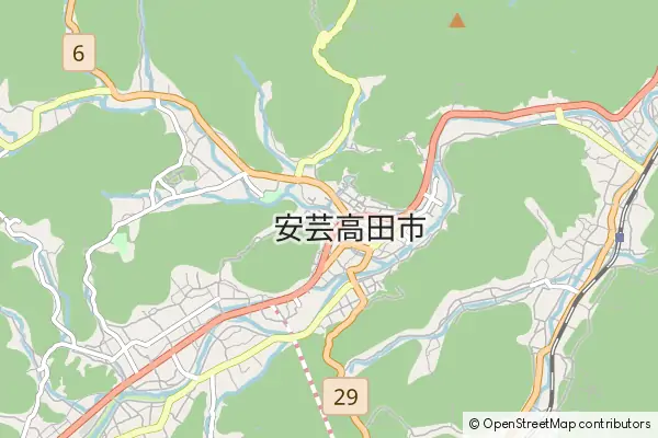 Mapa Akitakata