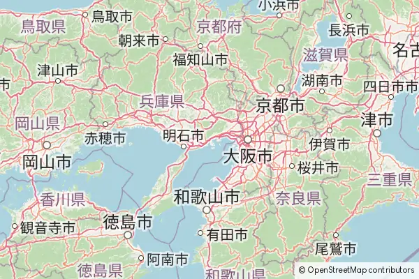 Mapa Kōbe