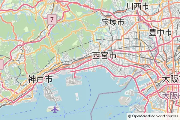 Mapa Ashiya