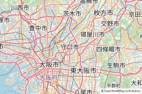 Mapa Moriguchi