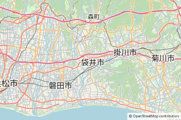 Mapa Fukuroi