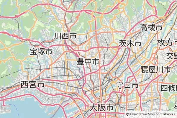 Mapa Toyonaka