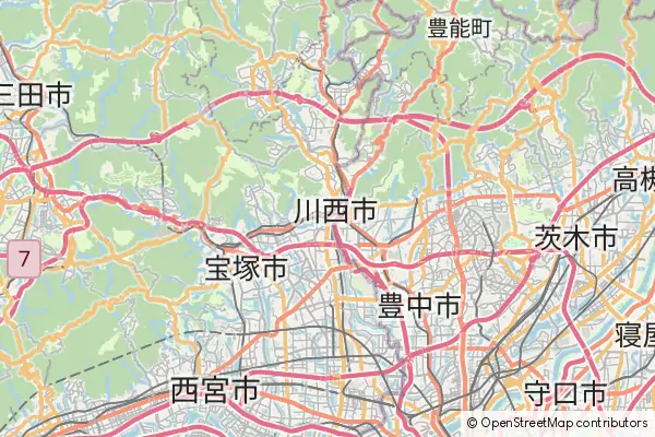 Mapa Kawanishi