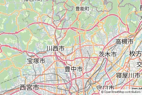 Mapa Minō