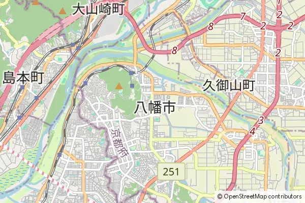 Mapa Yawata