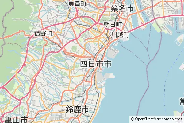 Mapa Yokkaichi