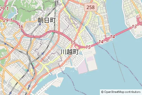 Mapa Kawagoe-cho