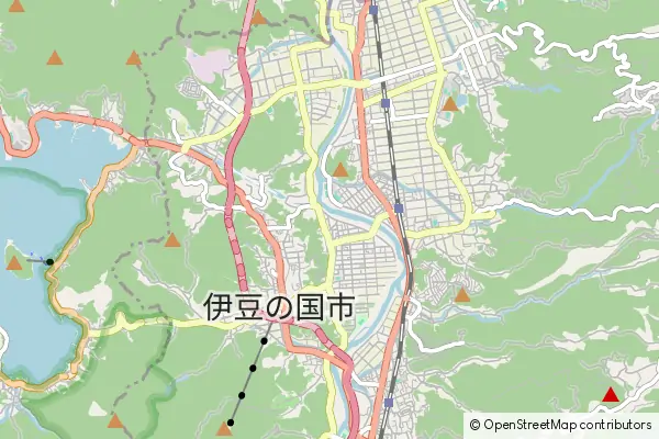 Mapa Izunokuni