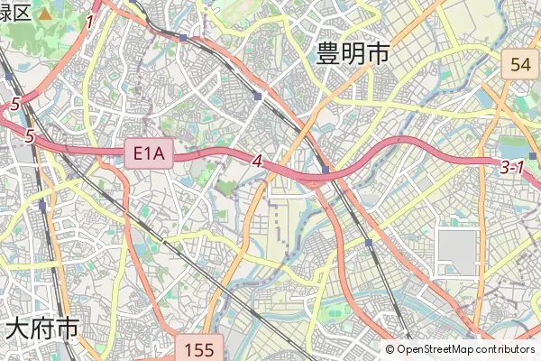 Mapa Toyoake