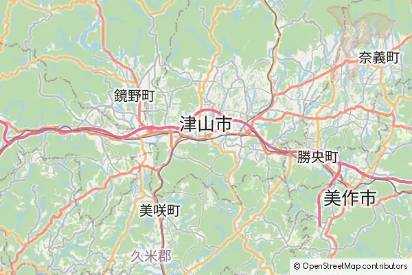 Mapa Tsuyama