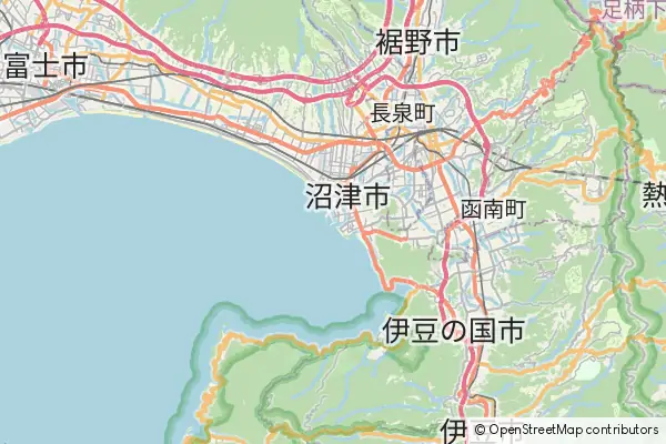 Mapa Numazu