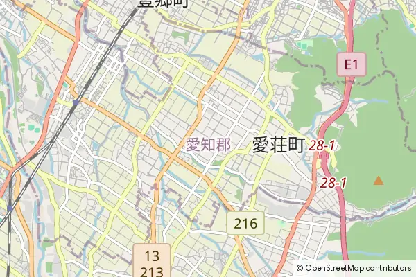 Mapa Aisho-cho