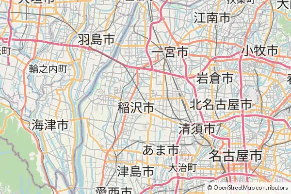 Mapa Inazawa