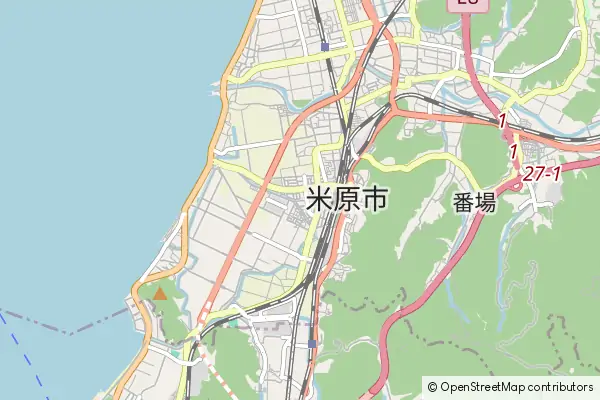 Mapa Maibara