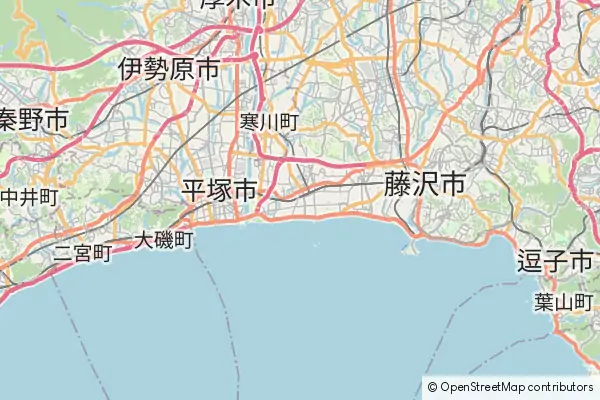 Mapa Chigasaki