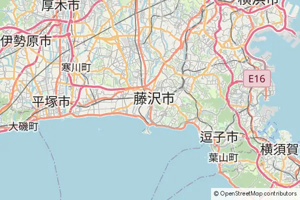 Mapa Fujisawa