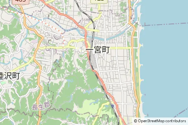 Mapa Ichinomiya-machi