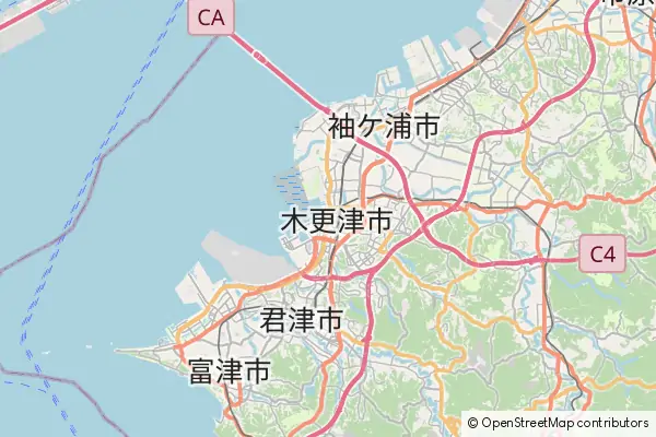 Mapa Kisarazu