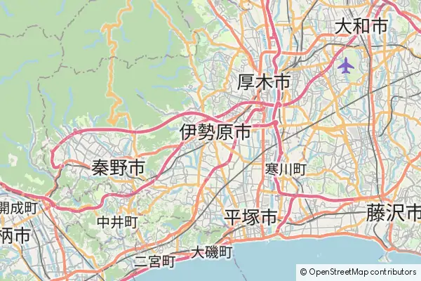 Mapa Isehara