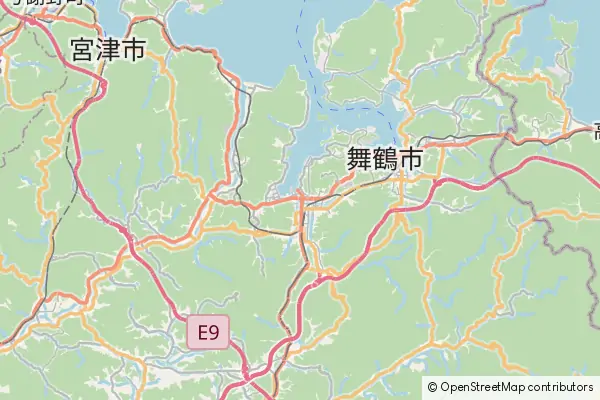 Mapa Maizuru