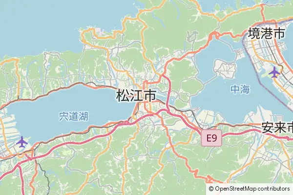 Mapa Matsue