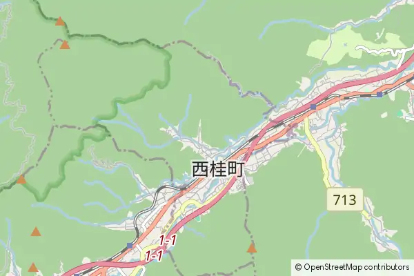 Mapa Nishikatsura-cho