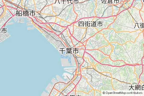 Mapa Chiba