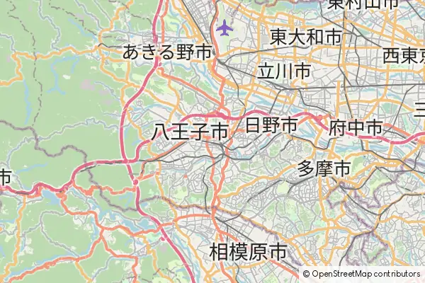 Mapa Hachiōji