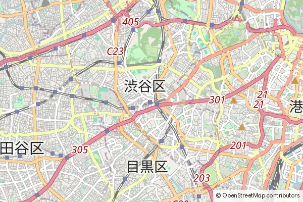 Mapa Shibuya