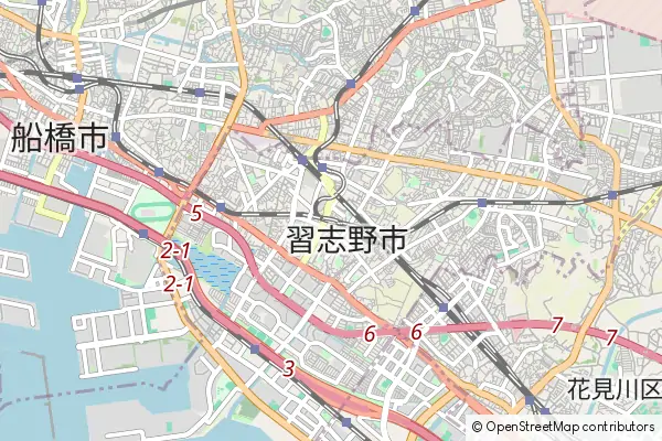 Mapa Narashino