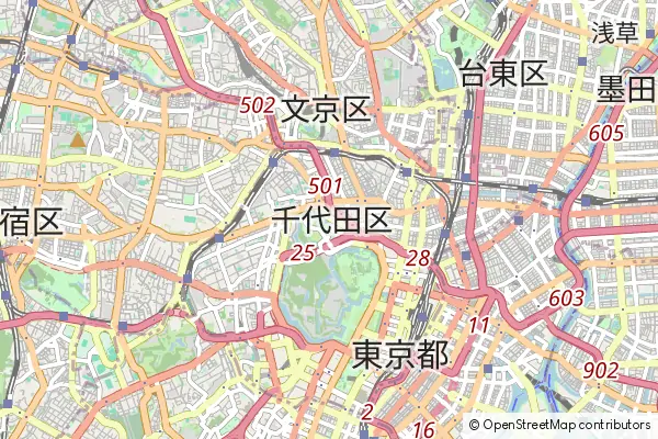 Mapa Chiyoda