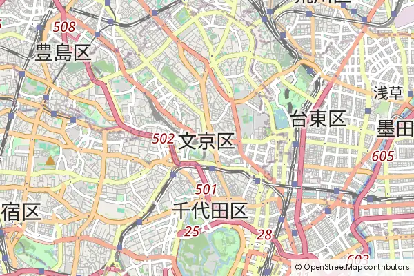 Mapa Bunkyo