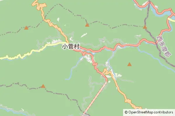 Mapa Kosuge-mura