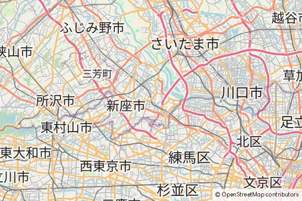 Mapa Asaka