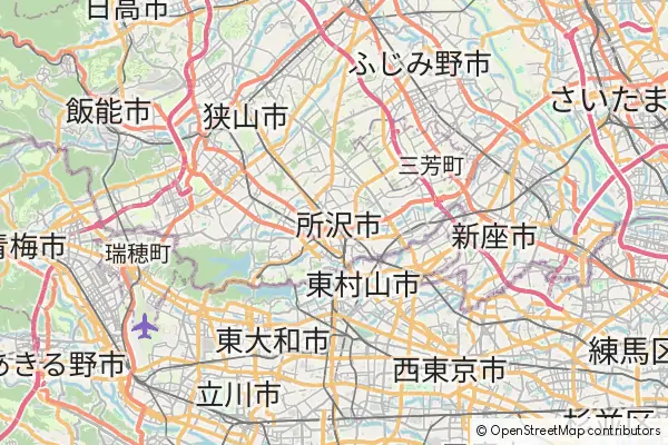 Mapa Tokorozawa